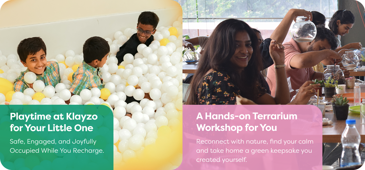 Klayzo Terrarium Workshop And Playtime - Klayzo